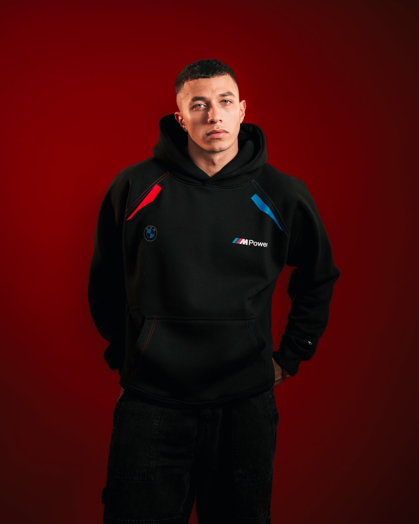 BMW M-Shift Hoodie — Back View | Newtral Wear