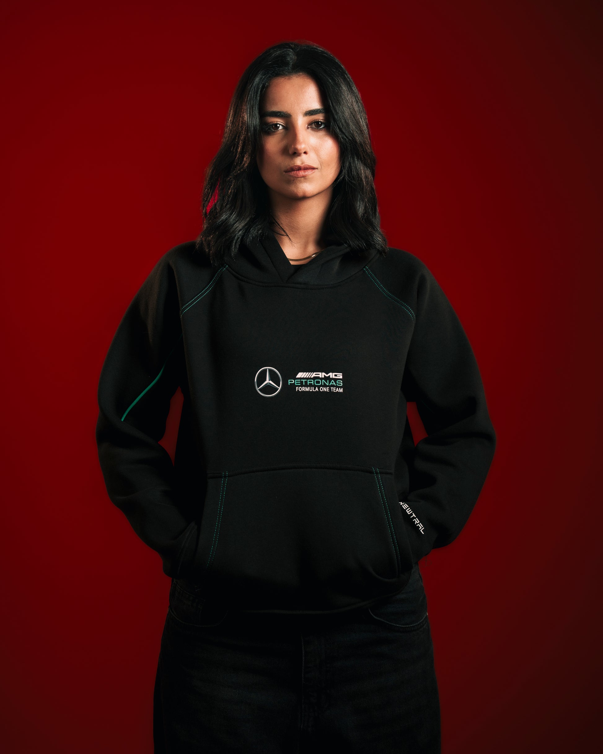 Mercedes Black Series Hoodie — View 8 | Newtral Wear