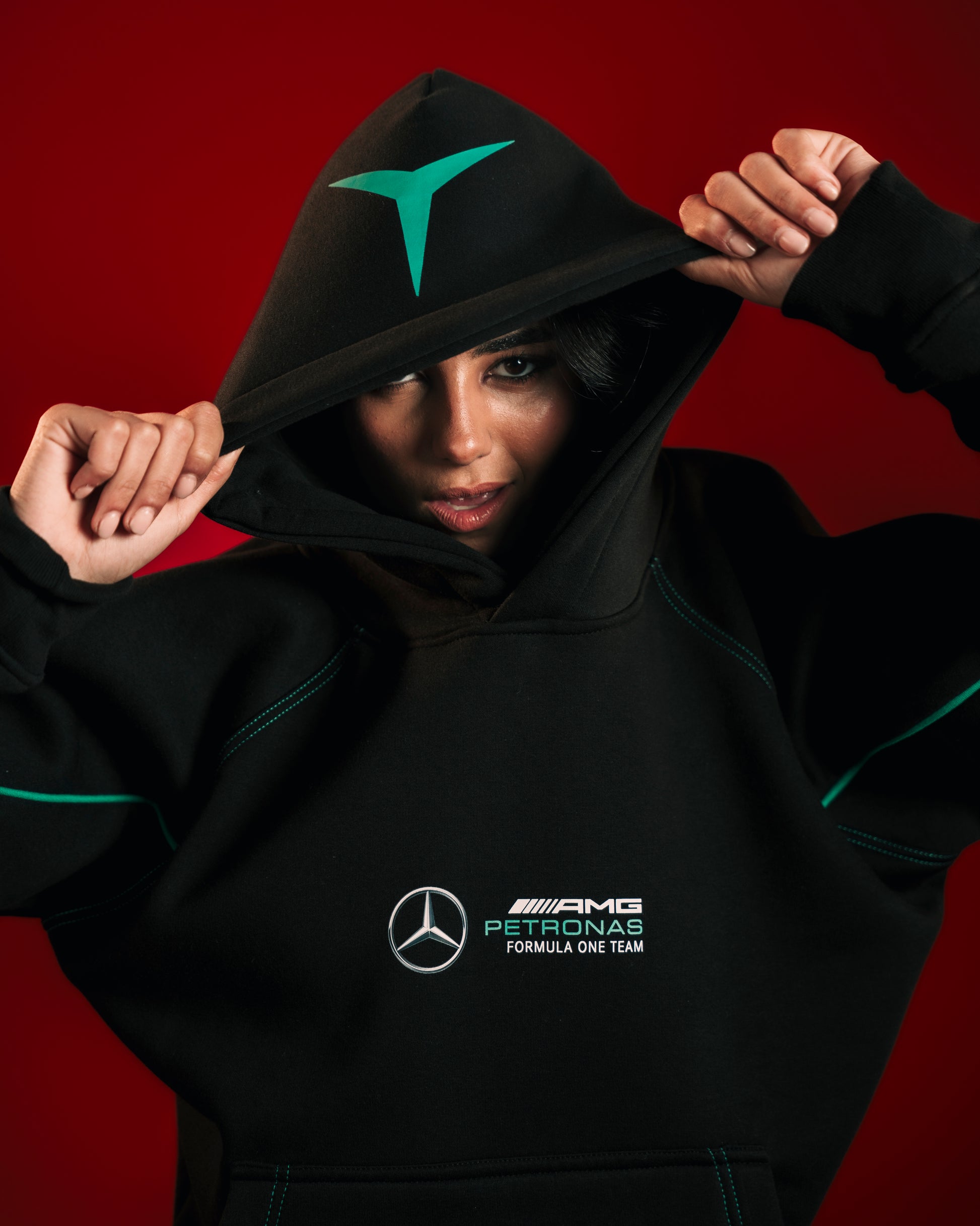 Mercedes Black Series Hoodie — View 3 | Newtral Wear