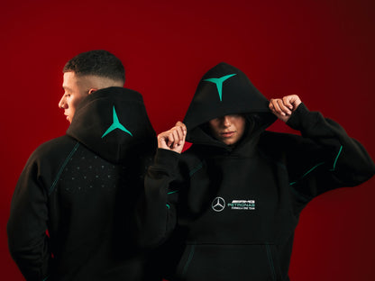 Mercedes Black Series Hoodie — Back View | Newtral Wear